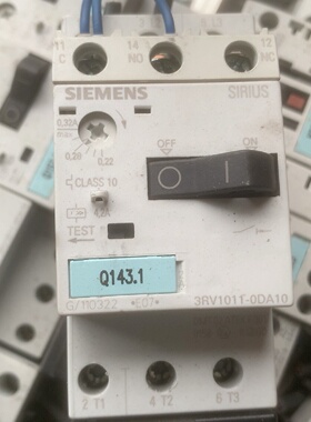 断路器3RV1011-0DA10，型号标注清晰。适合用—议价