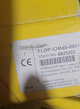 德国TURCK图尔克 FLDP-IOM88-0001输入输—议价