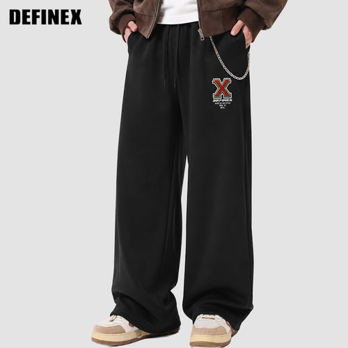 DEFINEX街头宽松dx弯刀休闲卫裤