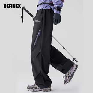 裤 防风保暖直筒工装 男女款 DEFINEX25秋冬潮流户外加厚羽绒裤