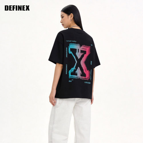 DEFINEX纯棉潮T男女同款oversize
