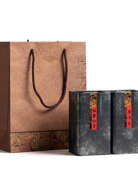 马口铁东方造物润物灰色半斤三两一两装复古灰密封茶叶铁罐套装