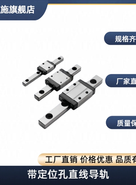 带定位孔直线导轨SSEBSN10-175 195/215/235/255/275 295短滑块