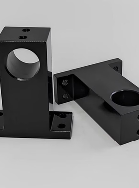 开口导向轴支座加厚孔距加高T型光轴SHTMN/SHTBN16/20/25/30/35