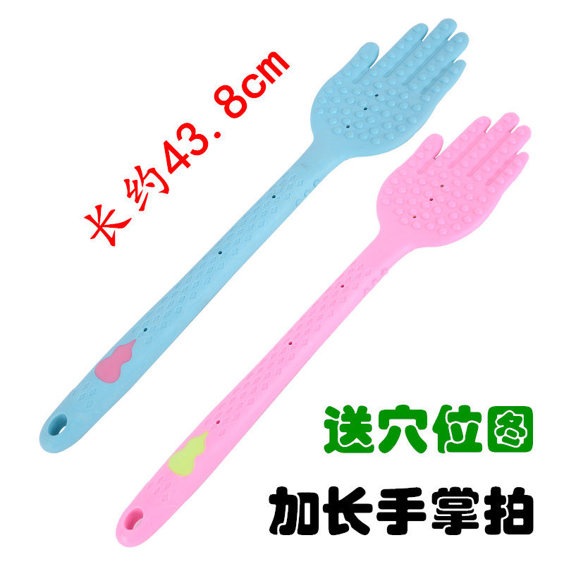 硅胶加长经络拍痧板手拍捶背敲打器锤肩家用拍痧掌扣痧养生按摩拍