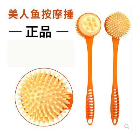 经络保健按摩锤子硅胶拍打敲打捶背棒颈腰椎养生器材手动健康礼物