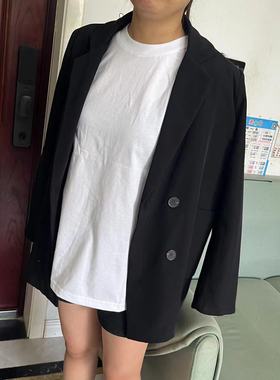 打底神器白色无袖圆领背心