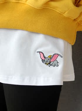 小屁帘女下摆卫衣内搭叠穿遮屁股遮臀打底神器春秋大码白色半身裙