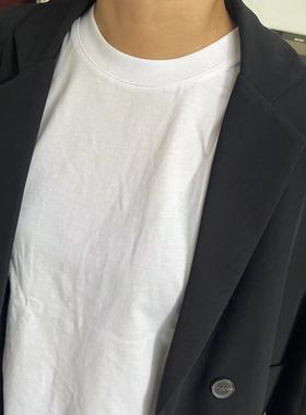 打底背心白色圆领