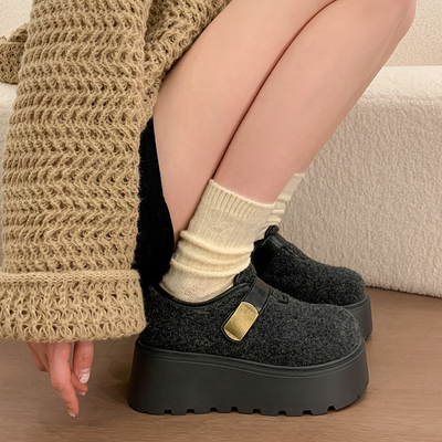 保暖雪地靴小个子毛毛棉鞋
