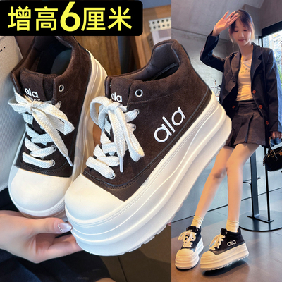 气质百搭休闲女士增高板鞋