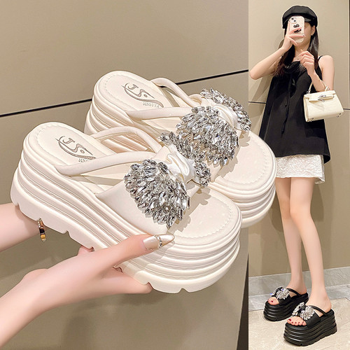 绝美厚底凉拖鞋女外穿2025
