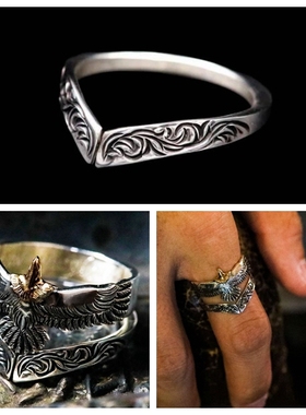 HorizonBlue男女925银戒指