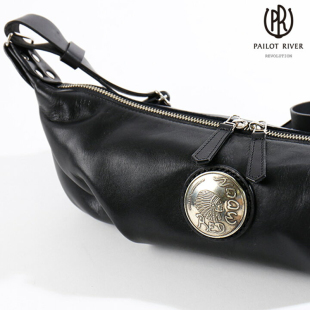 骑行斜挎胸包皮包 RM真皮牛皮男士 官方代理日本REDMOON红月PR MCB