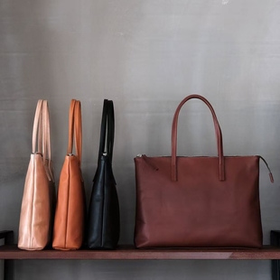 官方代理日本REDMOON红月PR-KTT牛皮公文包男包商务休闲手提包