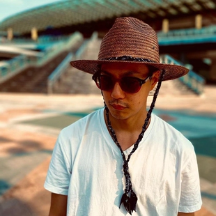 Braid 日本The FM634复古编织帽Flat Made Hat男女帽子 Factory