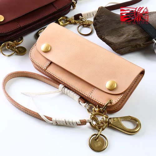 REDMOON黄铜五金机车长款钱包