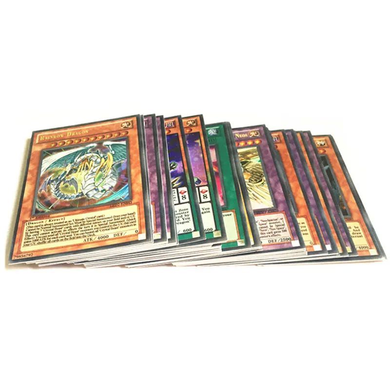 216Pcs/Box Yugioh Rare Flash Cards Yu Gi Oh Game Paper Cards