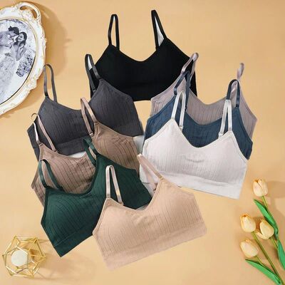 Sexy Wireless Bralette Seamless Women Bra Padded Sleep Tops