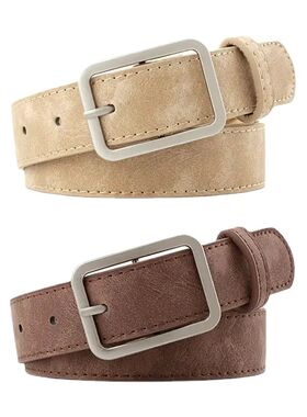 2024 2.8cm Wide Leather Waist Strap Belt Black Brown high qu