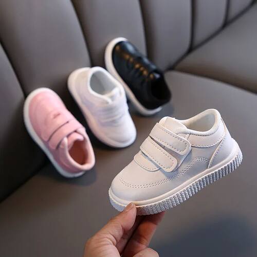 New Fashion High Quality Boys White Toddler Sneaker Children