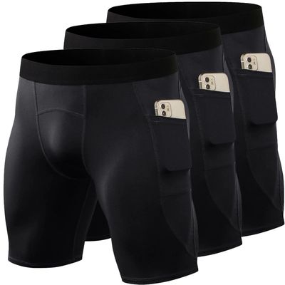 3Pack Compressions Running Shorts Sport Shorts Men Underwear