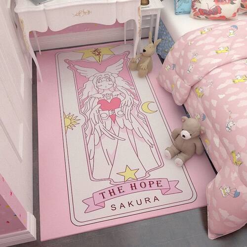 Cartoon Tarot Cards Magic Card Magic Array Carpet Sofa Recta