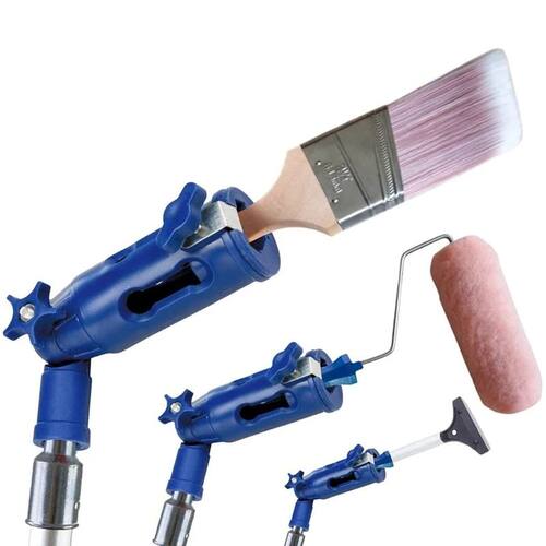 Paint Brush Extender Paint Roller Extension Pole Clamping To