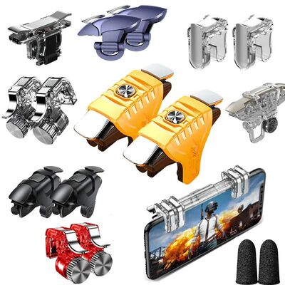 K9 Mobile Game Trigger For PUBG Phone Gaming 6 Finger Trigge