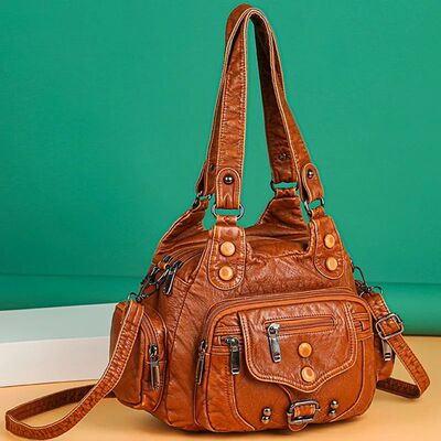 New Fashion High Quality Woman Messenger Bag Luxury Soft Lea