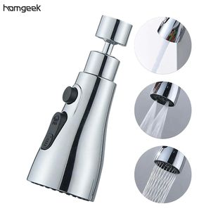 Head 360 Nozzle Functions Faucet Spray Kitchen °Swivel