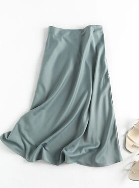 Summer Faldas Mujer Moda 2024 Midi Skirts Womens England Off