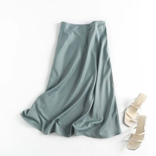 Summer Faldas Mujer Moda 2024 Midi Skirts Womens England Off