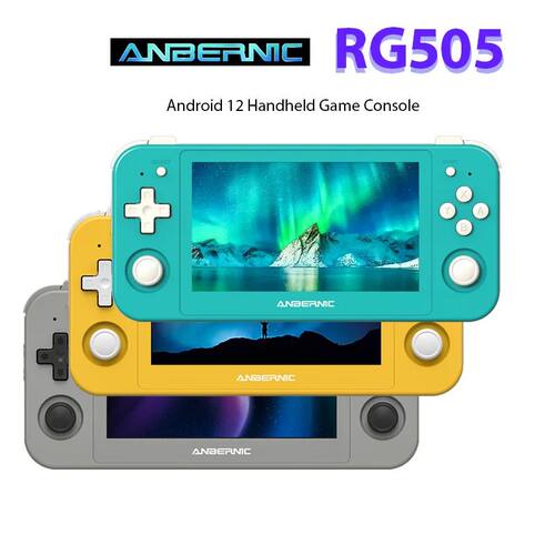 Anbernic RG505 4.95Inch Touch Screen Android12 Handheld Vide