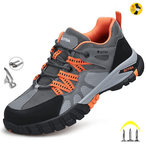 Men Steel Toe Safety Shoes Indestructible Construction Worki
