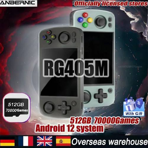 ANBERNIC RG405M Retro Handheld Game Console 4 inch IPS Touch