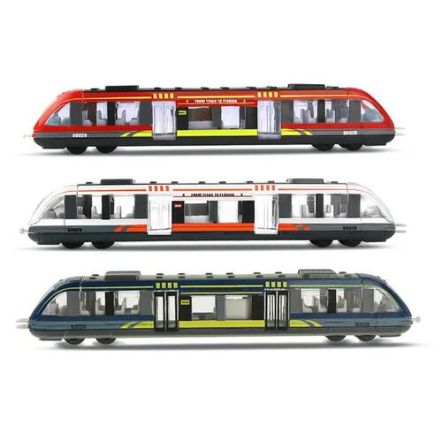 Simulation Alloy Metal High Speed Rail Diecast Train Toy Mod