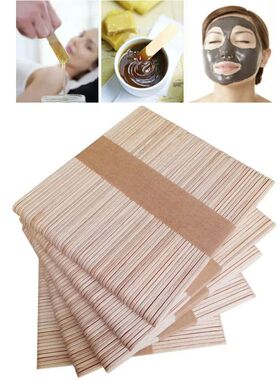 50/100PCS Woman Wooden Body Hair Removal Sticks Wax Waxing D