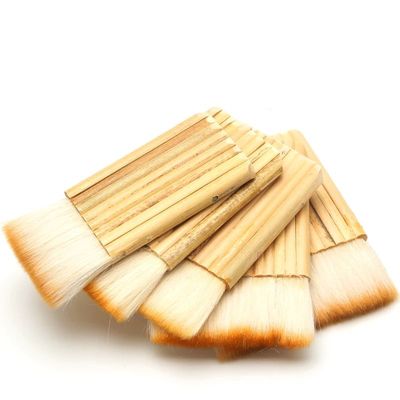Wool Row Brushes Bamboo Handle Painting Tools Paint Brush Ho