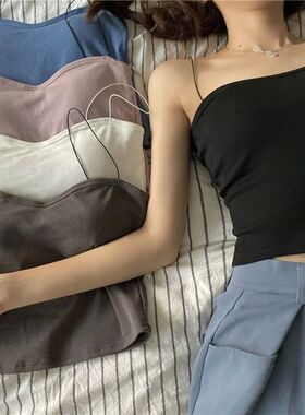 Women Summer Vest Tops Sleeveless Cotton Bustier Soft Elasti