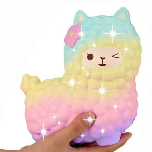 Jumbo Sheep Alpaca Squishy Cute Galaxy Slow Rising Squeeze T