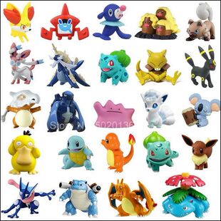Tomy Pokemon 4 - 6 Cm Charmander Popplio Litten Pikachu Rowl