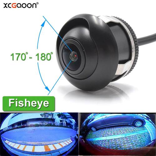 XCGaoon CCD 180 Degree Fisheye Lens Car Rear Side Front View