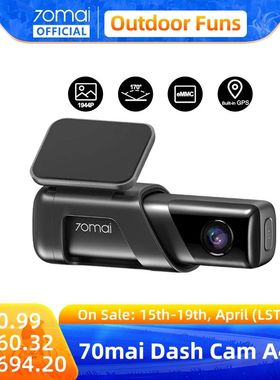 70mai Dash Cam M500 1944P 170FOV 70mai M500 Car DVR Dash Cam