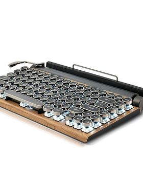 Retro Typewriter Keyboard Wireless Bluetooth Keyboard USB Me