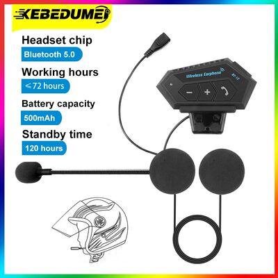 Kebidumei Motorcycle Wireless Bluetooth Waterproof Helmet He