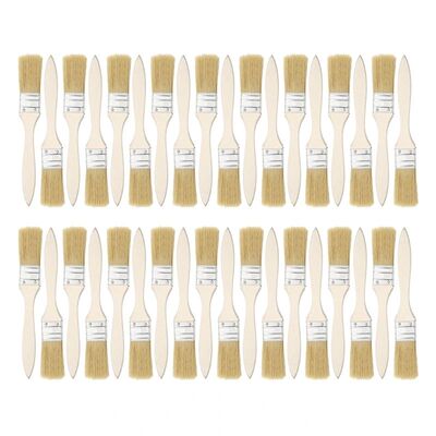 36 Pack of 1 Inch (24mm) Paint Brushes and Chip Paint Brushe