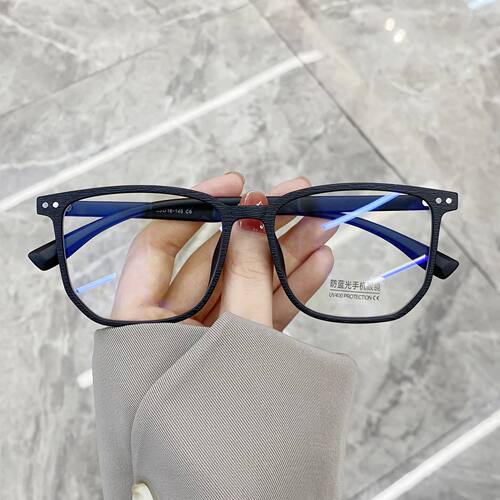 Transparent Computer Glasses Frame Women Men Blue plating fi