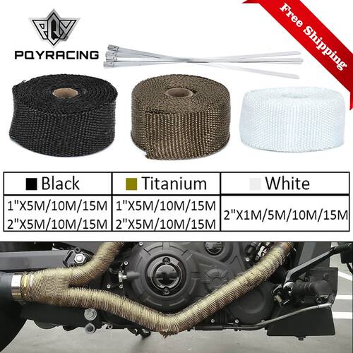 Free Shipping Motorcycle Exhaust Thermal Exhaust Tape Header
