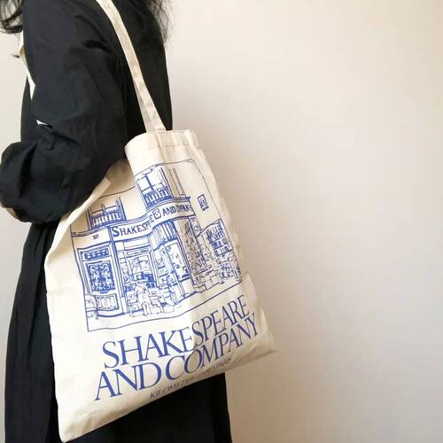 Women  Shoulder Bag Shakespeare Print Ladies Shopping Bags C